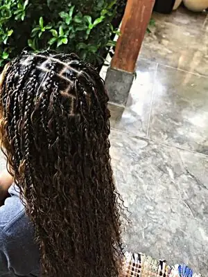Braiding work by ShairBraiding in Bali