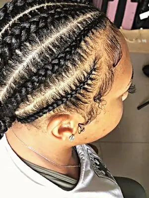 Braiding work by ShairBraiding in Bali